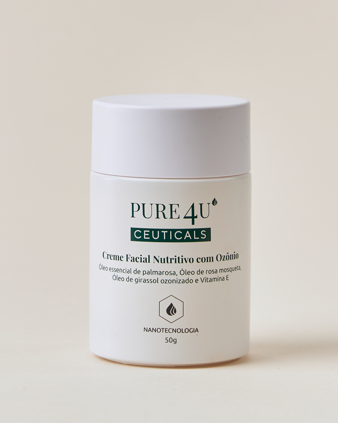 Creme Facial Nutritivo com Ozônio