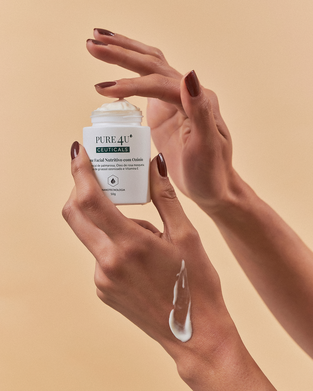 Creme Facial Nutritivo com Ozônio