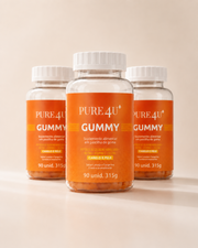 Gummy  para Cabelo e Pele - Kit com 3 unidades