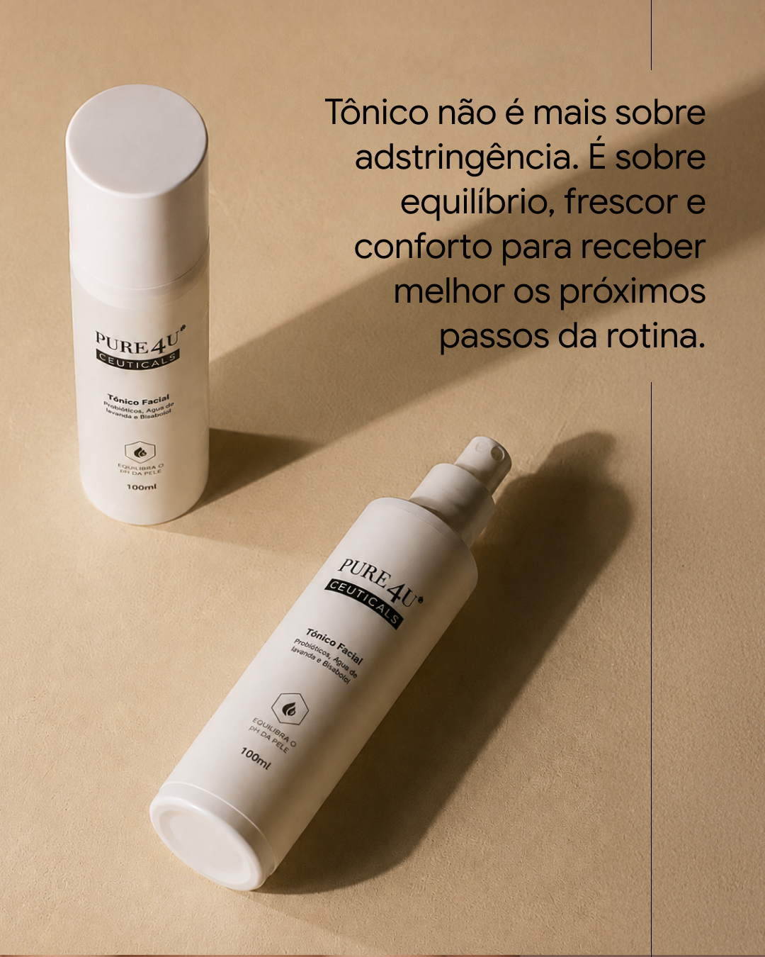 Tônico Facial com probióticos
